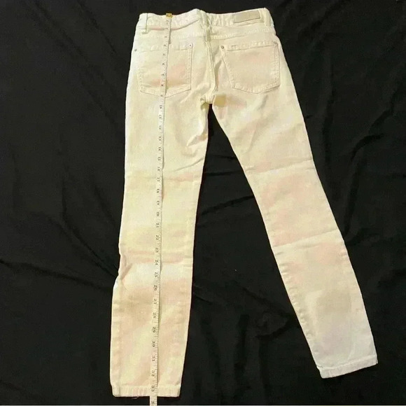 Zara Women Premium Denimwear Collection Jeans Off-white Color Size 2 - Picture 7 of 16